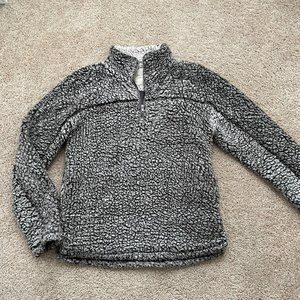 Altar'd State Sherpa Quarter Zip Jacket